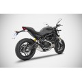 ZARD Low Mounted Slip-on Exhaust for Ducati Monster 797